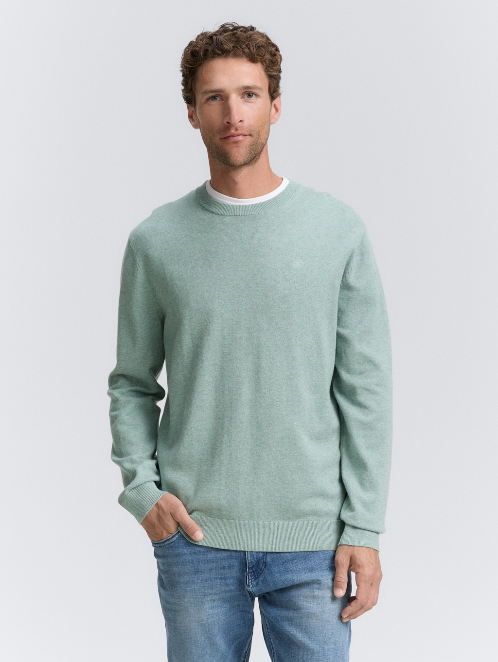 Pullover com decote redondo - TOM TAILOR