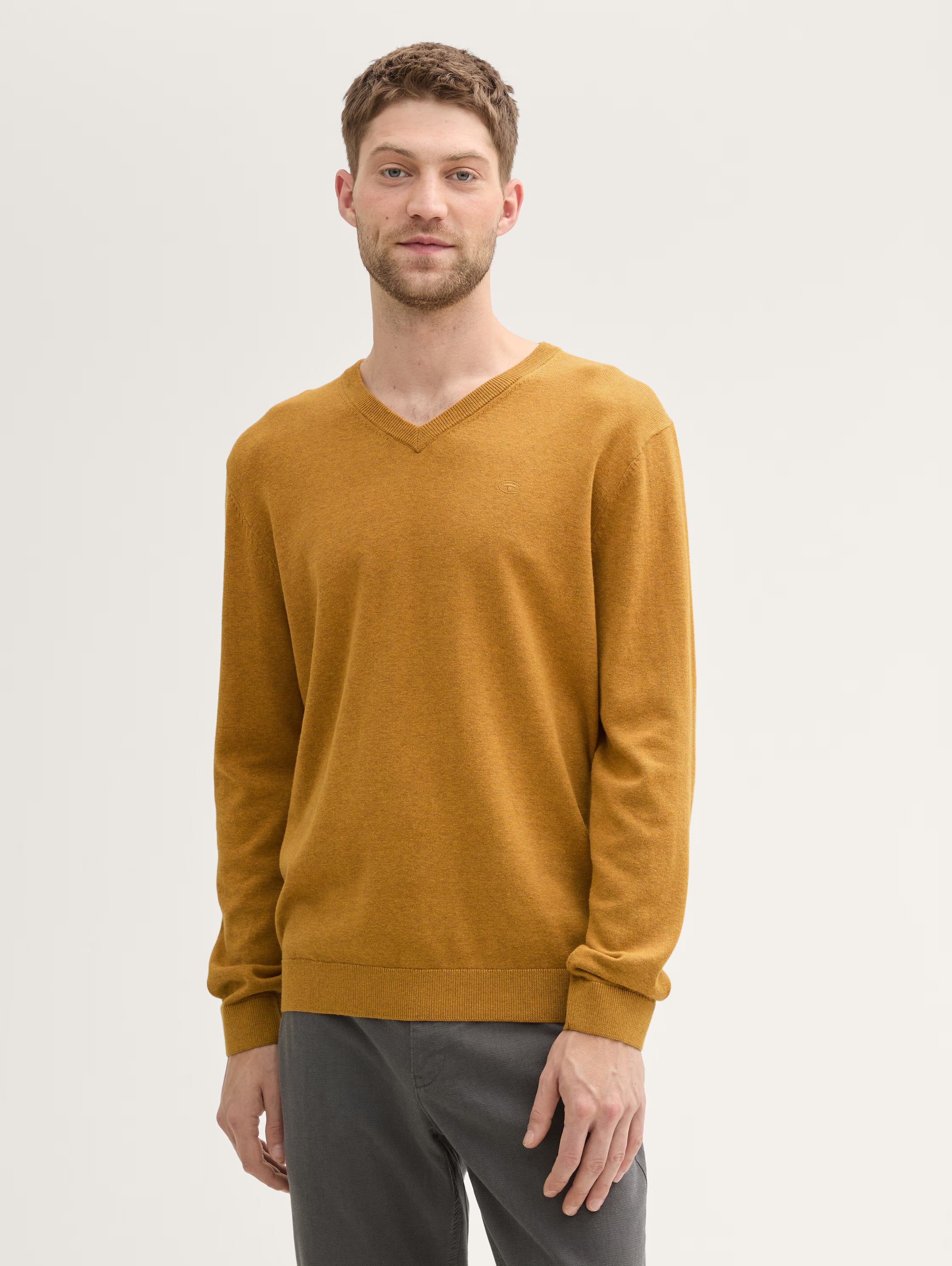 Pullover c/Gola em V - TOM TAILOR