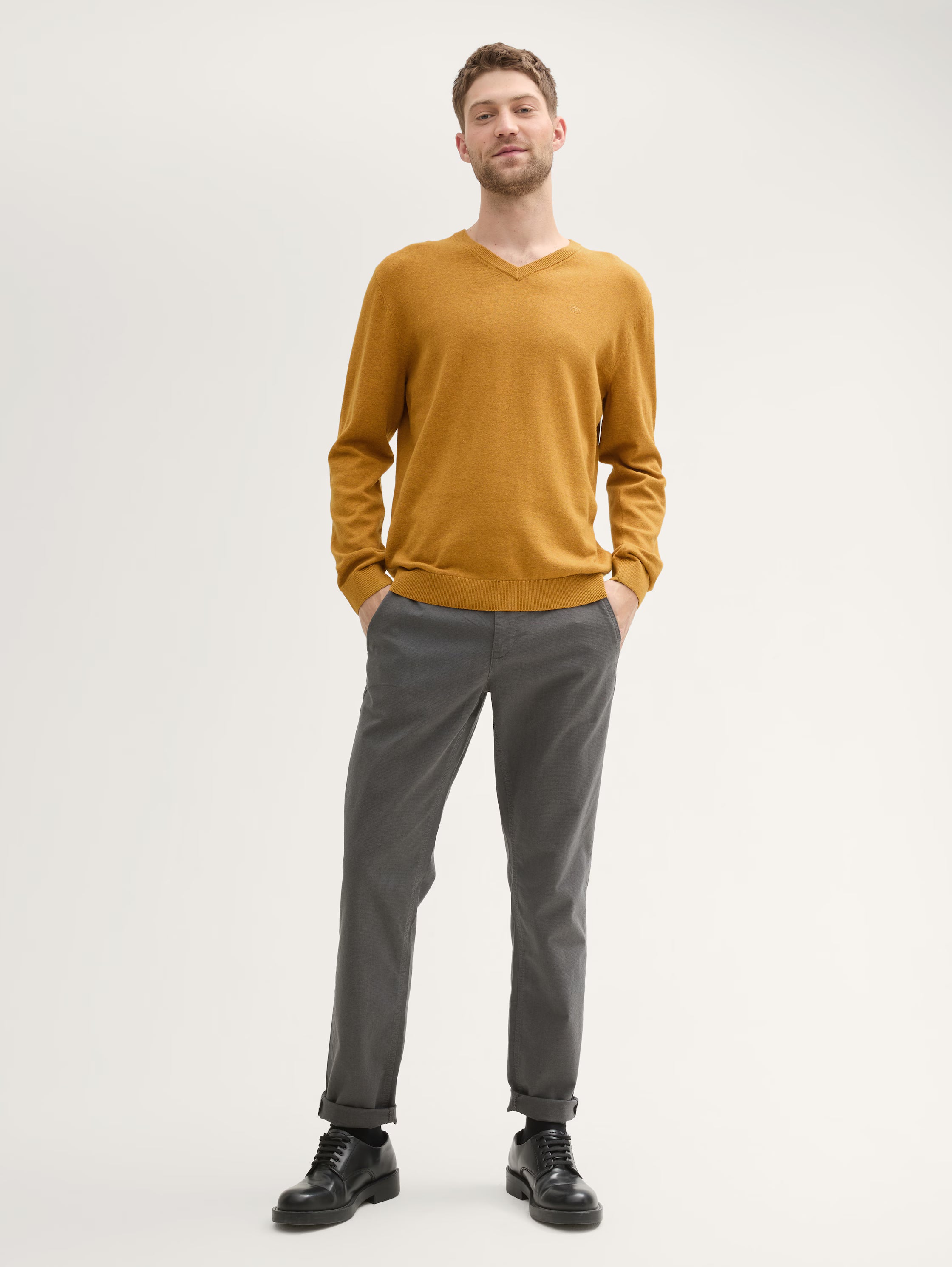 Pullover c/Gola em V - TOM TAILOR