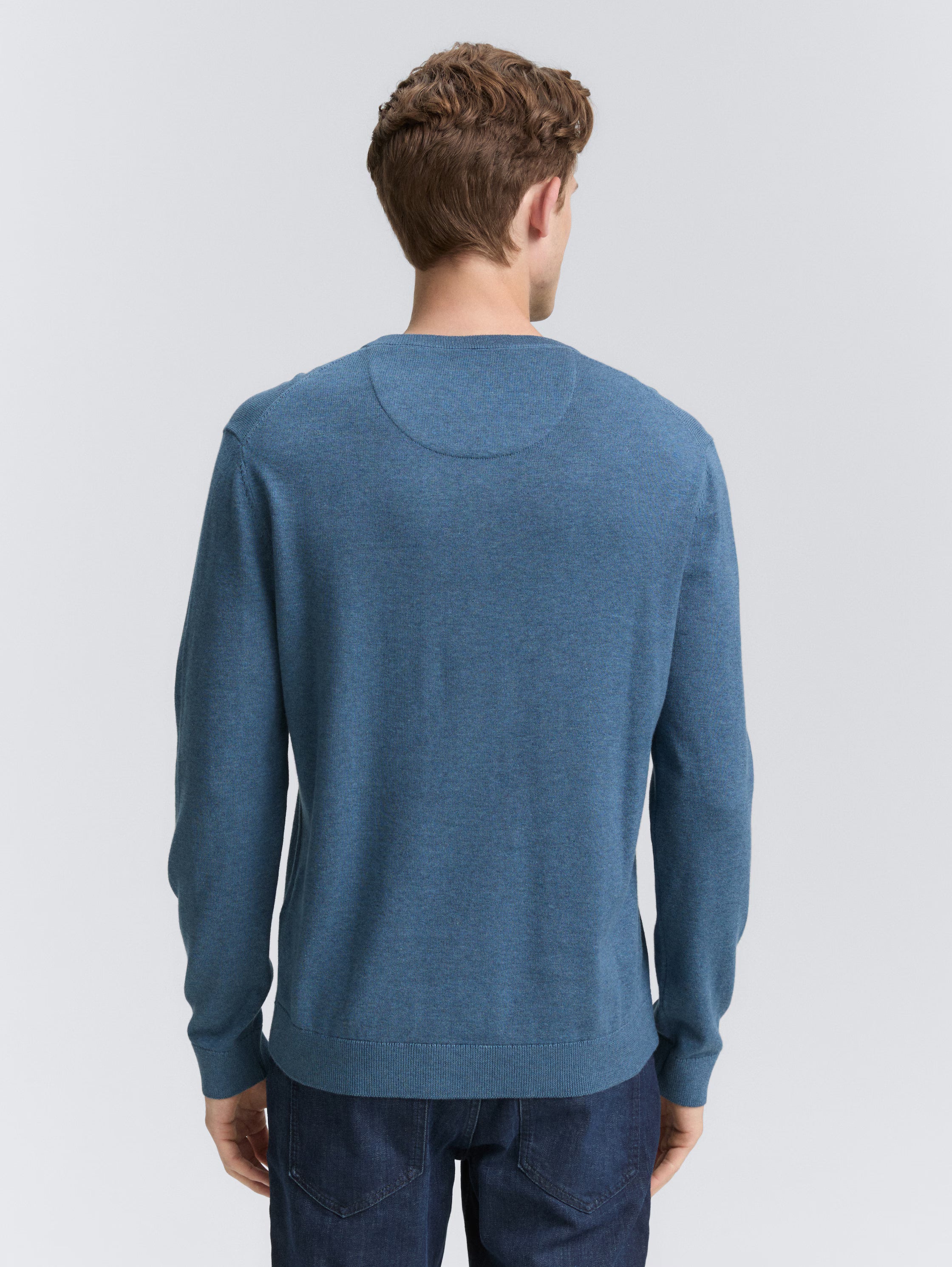 Pullover c/Gola em V - TOM TAILOR