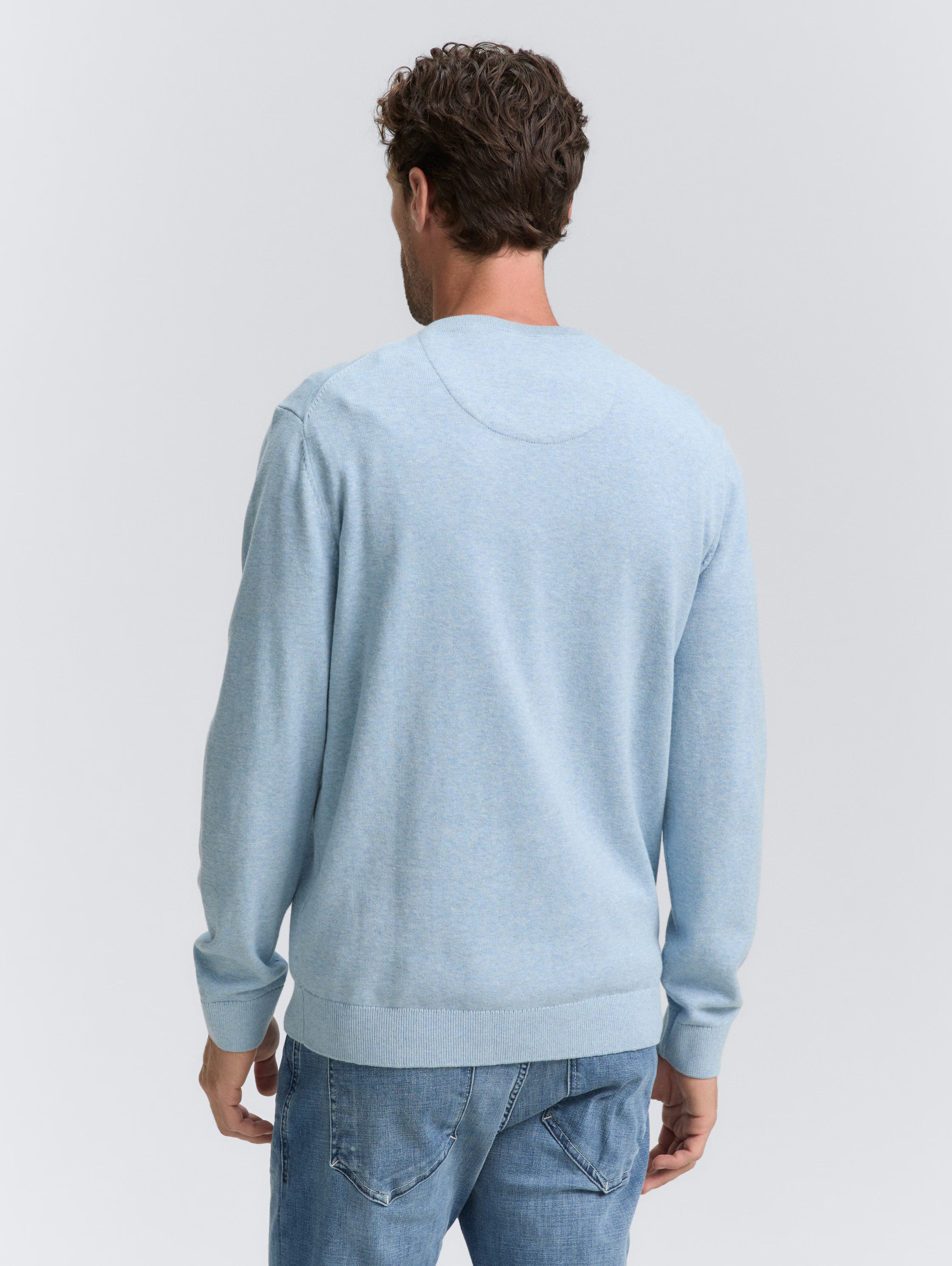 Pullover c/Gola em V - TOM TAILOR