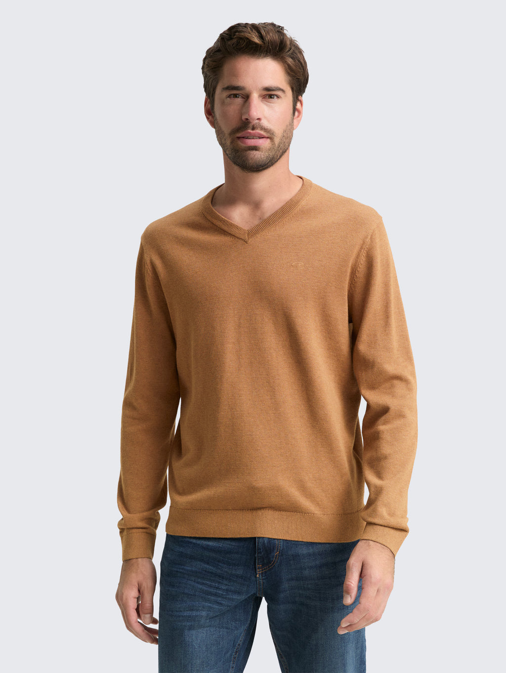 Pullover c/Gola em V - TOM TAILOR