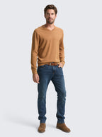 Pullover c/Gola em V - TOM TAILOR