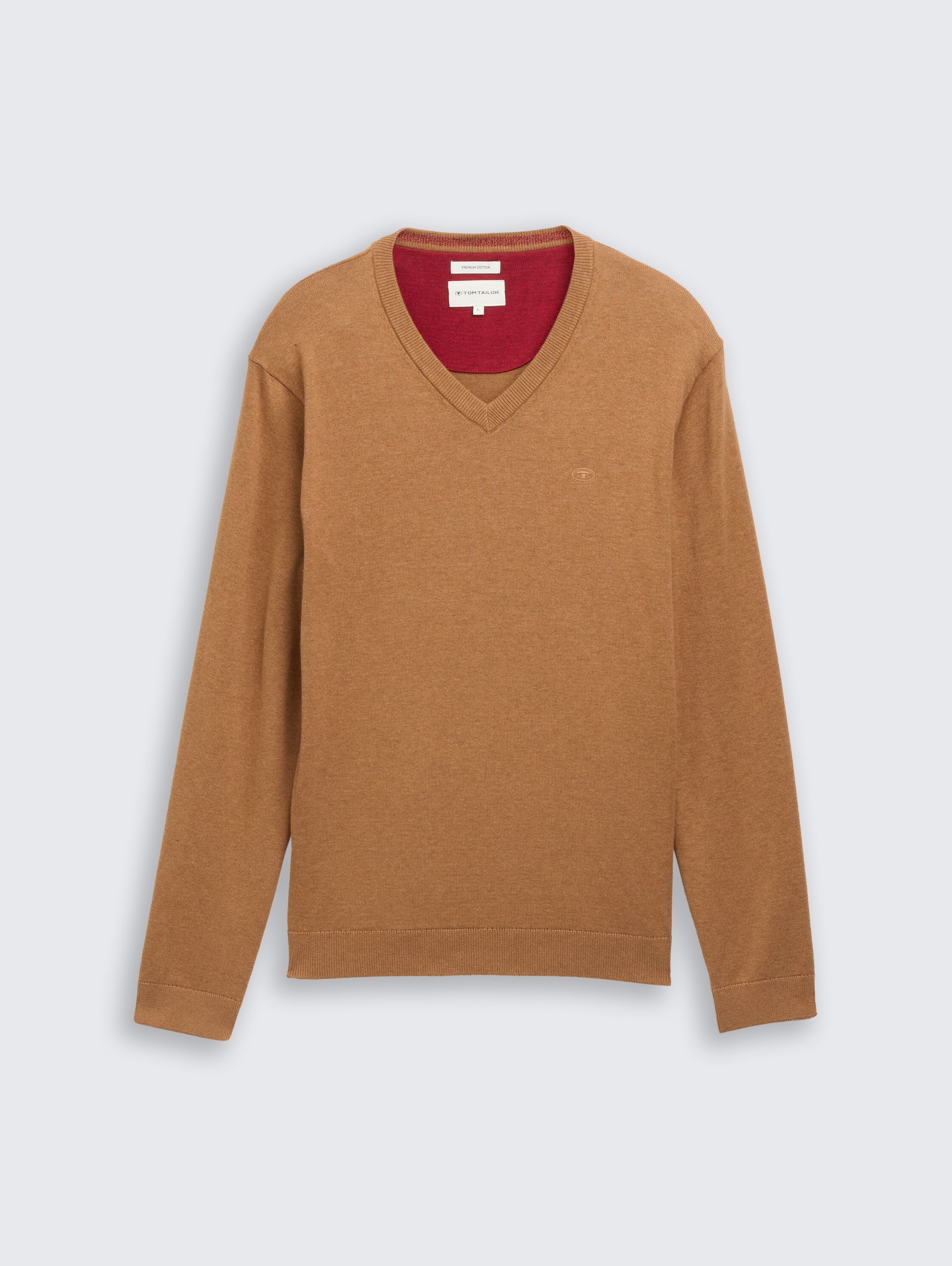 Pullover c/Gola em V - TOM TAILOR