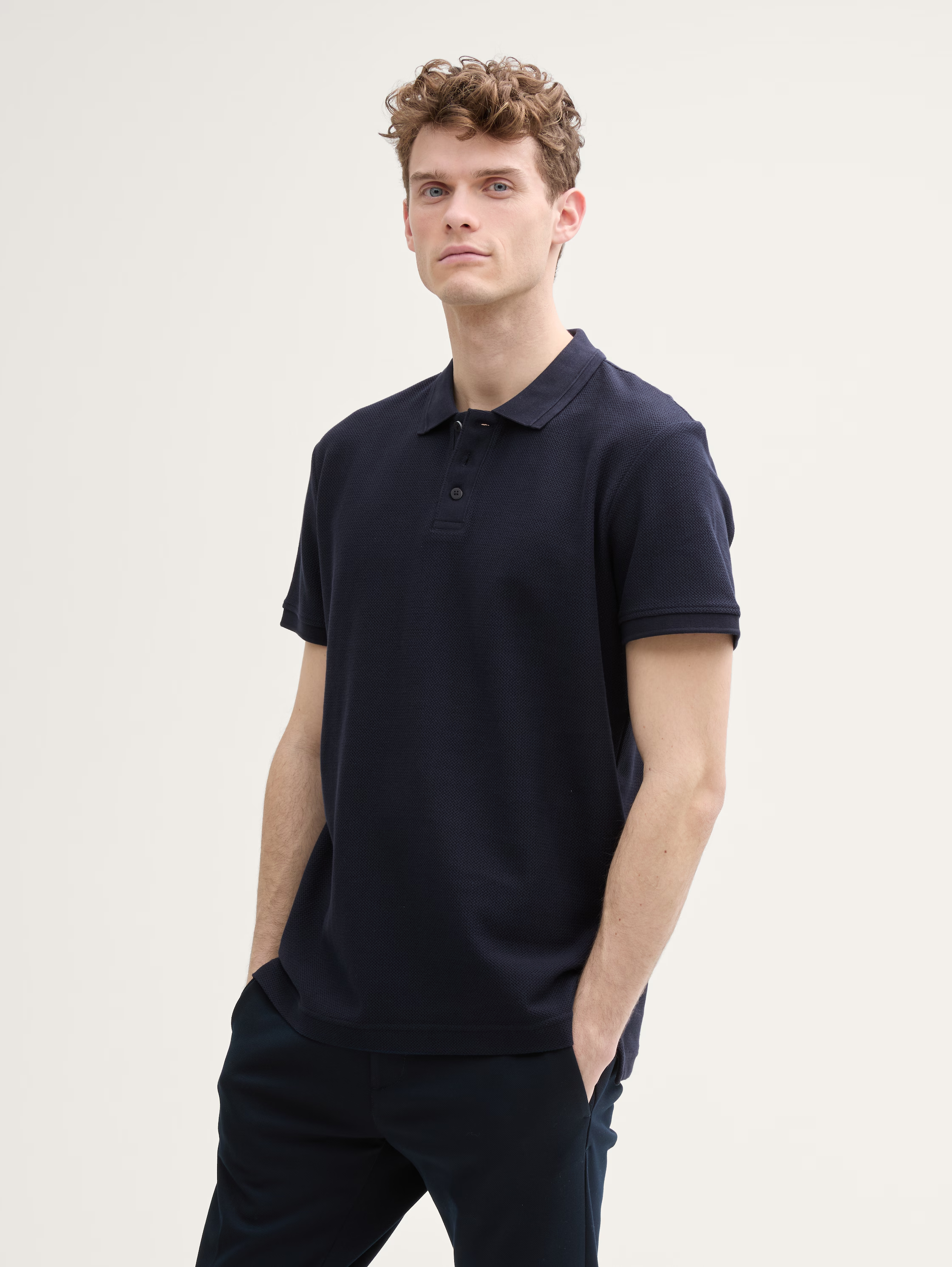 Polo texturado de homem - TOM TAILOR