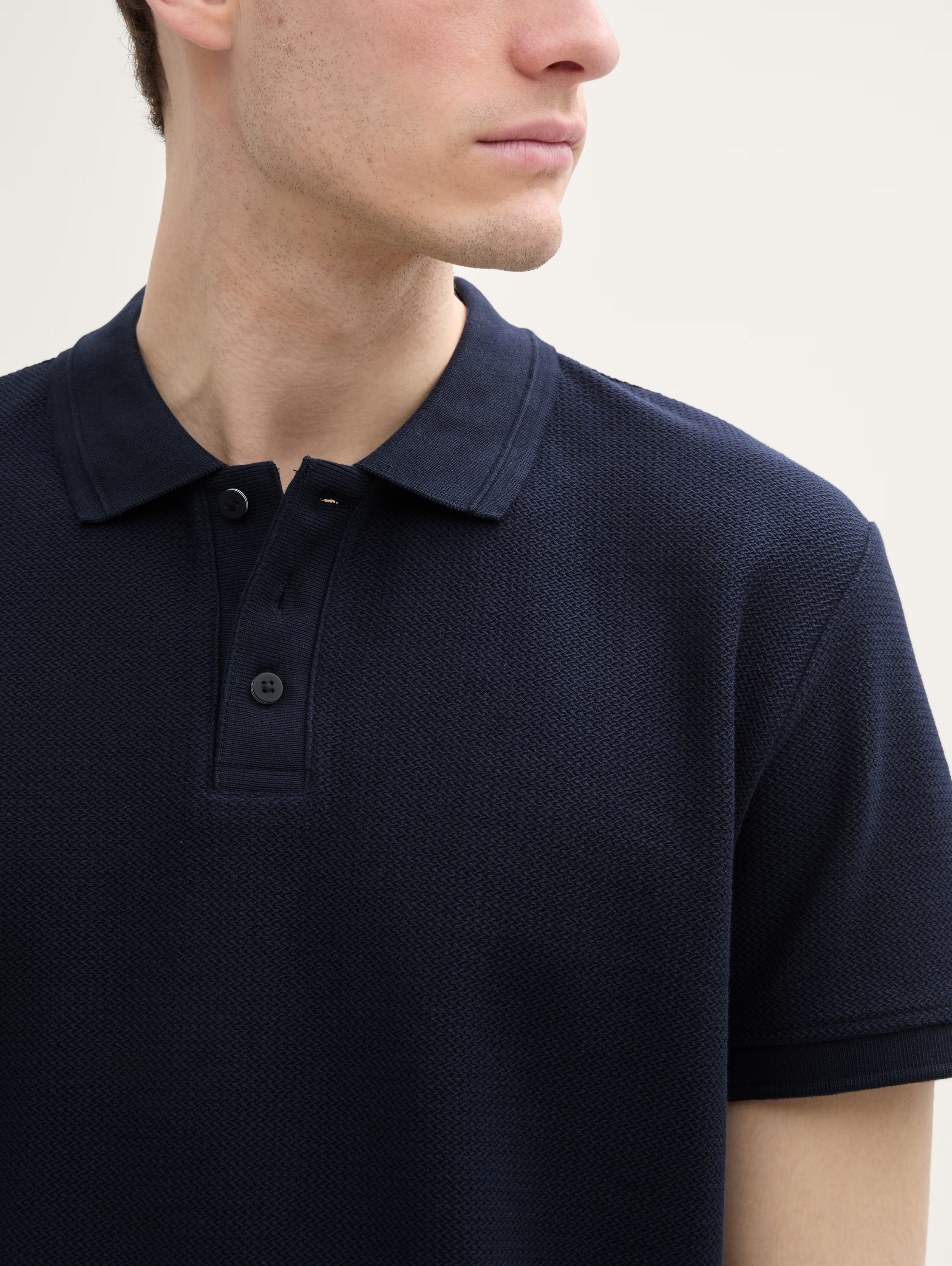 Polo texturado de homem - TOM TAILOR