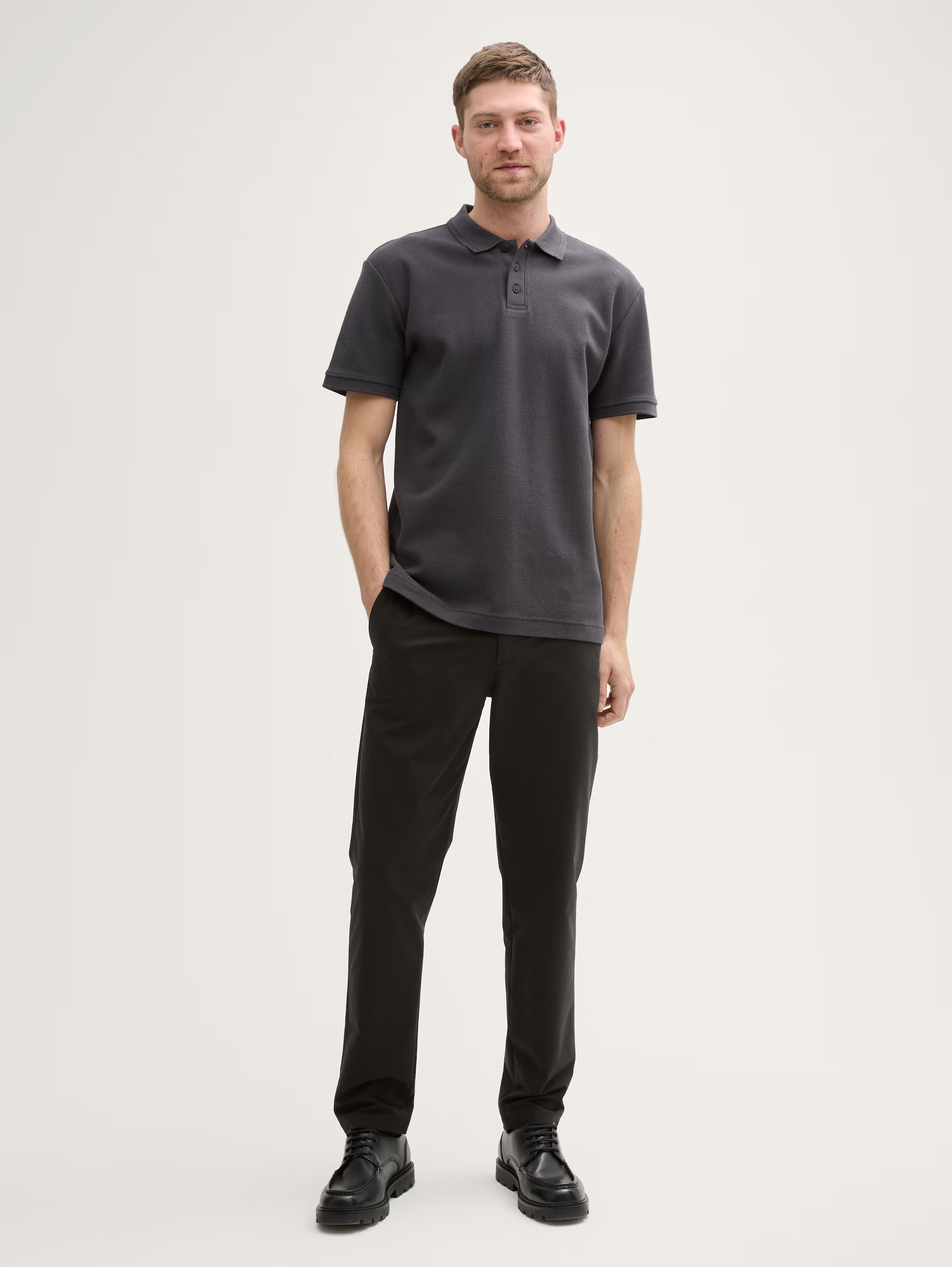 Polo texturado de homem - TOM TAILOR