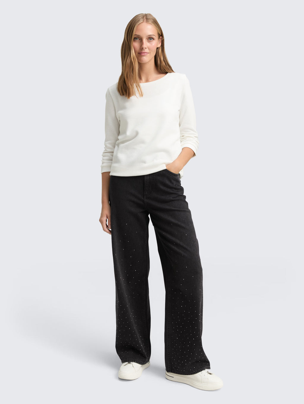 Calças de Ganga c/Brilhantes - TOM TAILOR