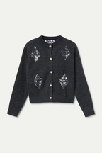 Cardigan de malha com lantejoules - WILD PONY