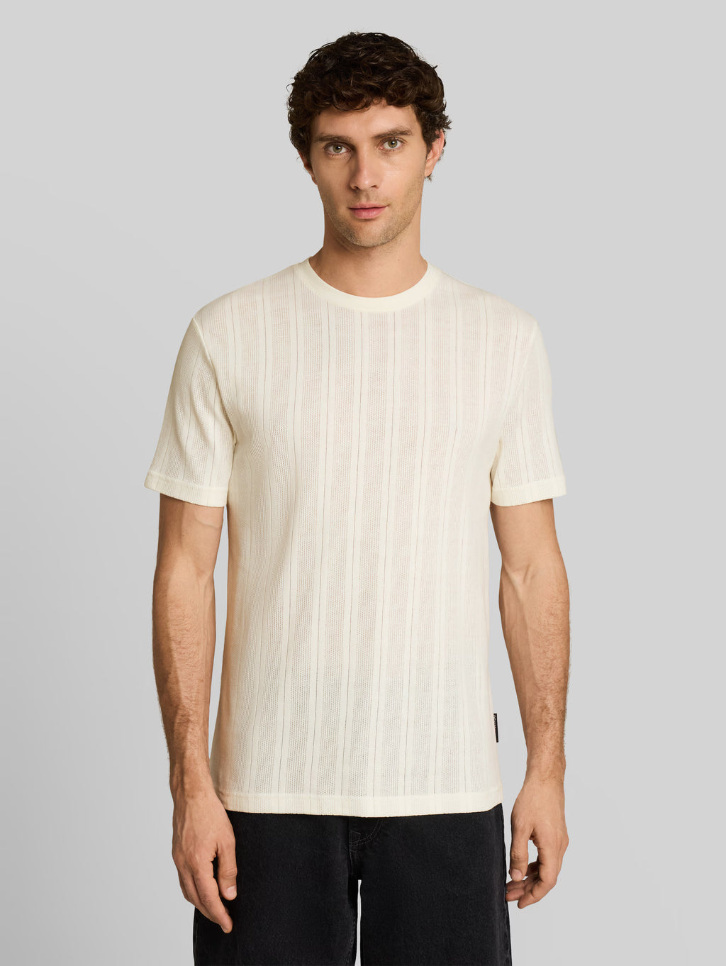 T-shirt c/ Textura - TOM TAILOR