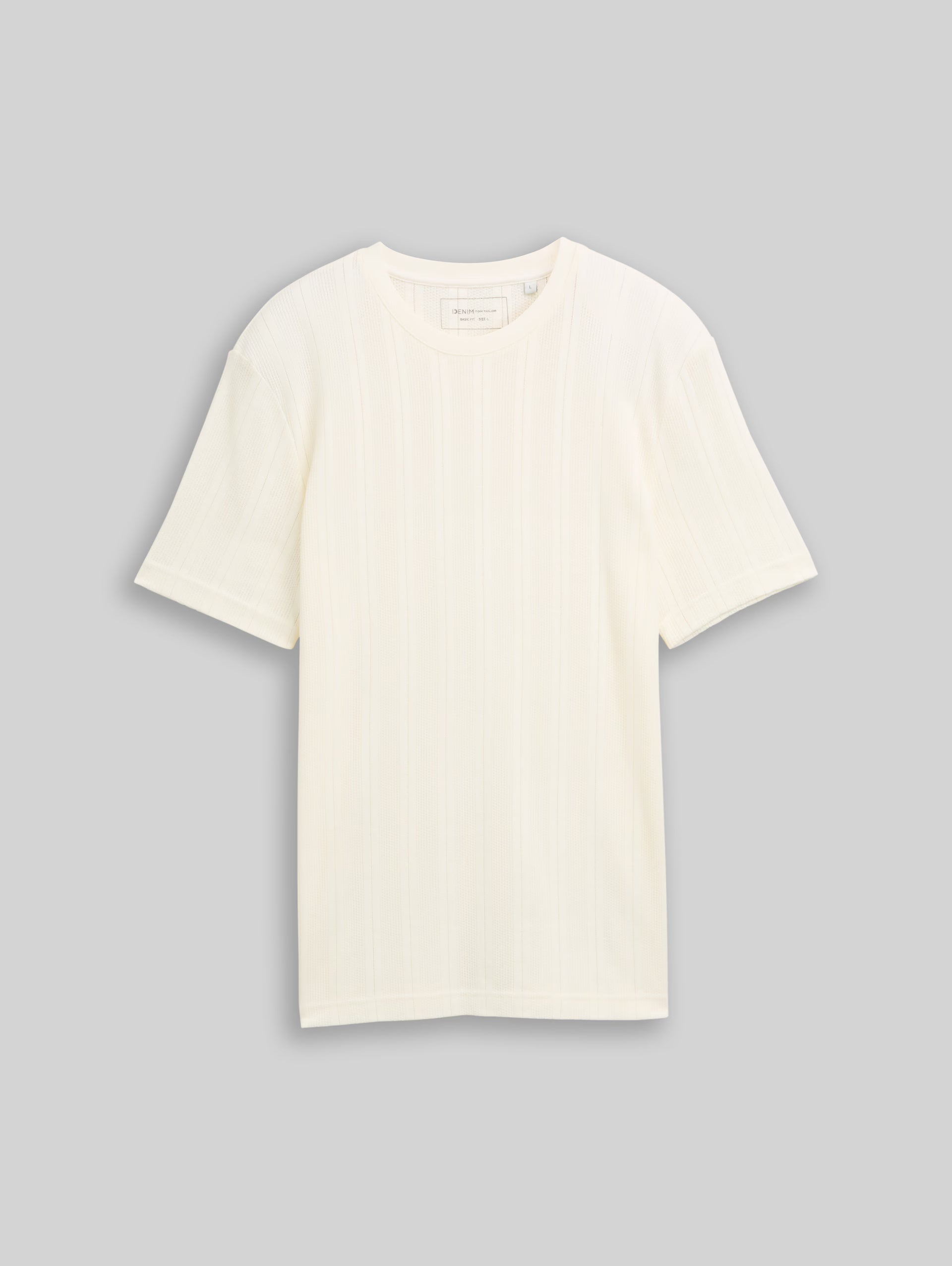 T-shirt c/ Textura - TOM TAILOR