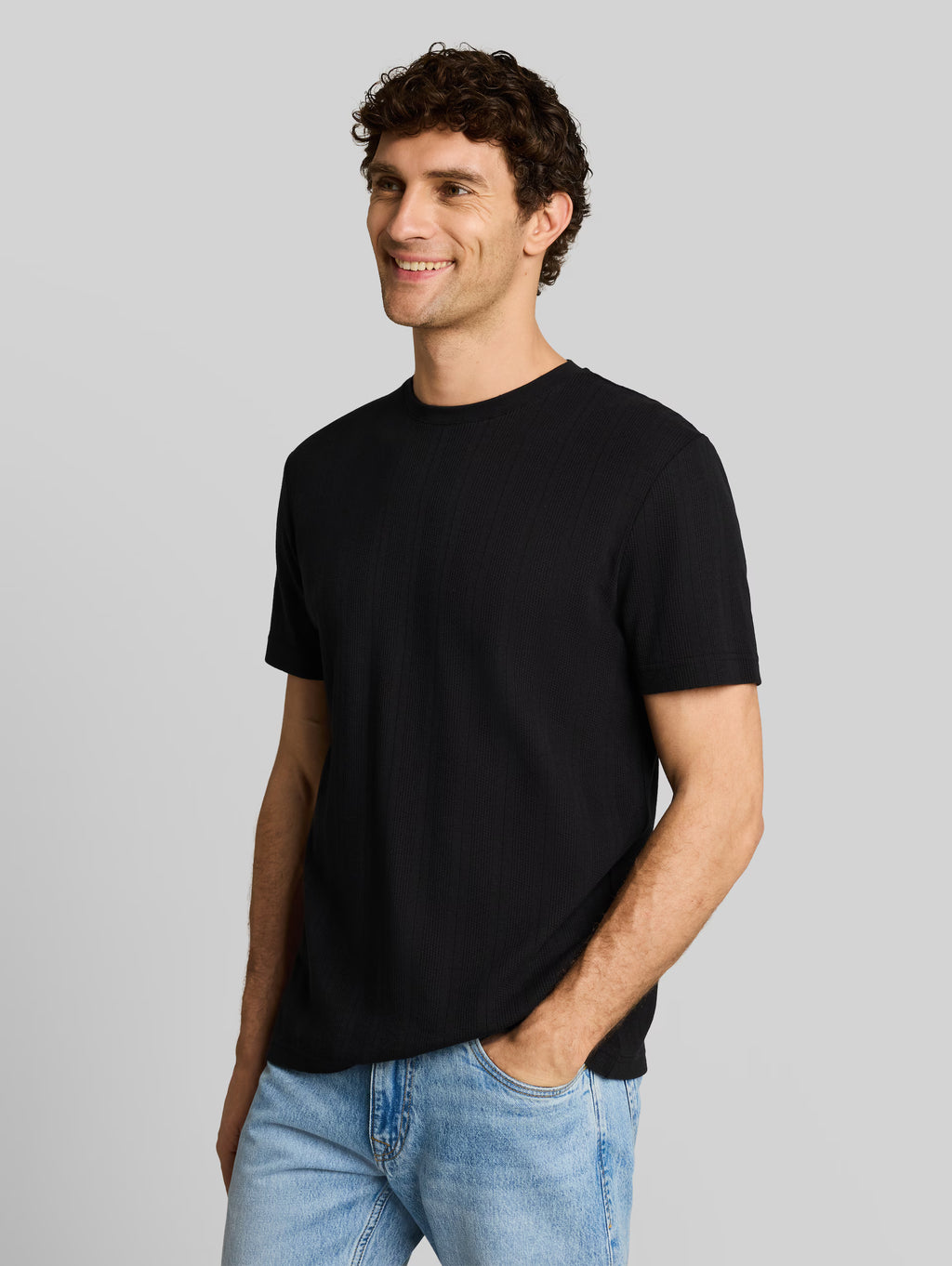 T-shirt c/ Textura - TOM TAILOR