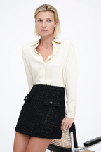 Saia Curta - WILD PONY (estilo tweed)