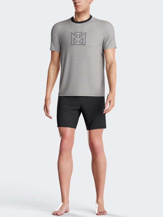Pijama de homem com calção - IMPETUS