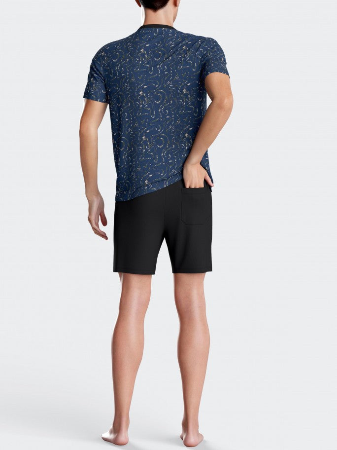 Pijama de homem com calção - IMPETUS