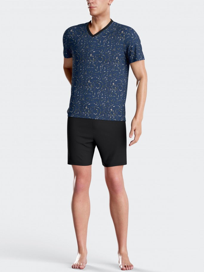 Pijama de homem com calção - IMPETUS