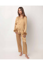 Pijama de Cetim c/ Plumas Removíveis - ADMAS