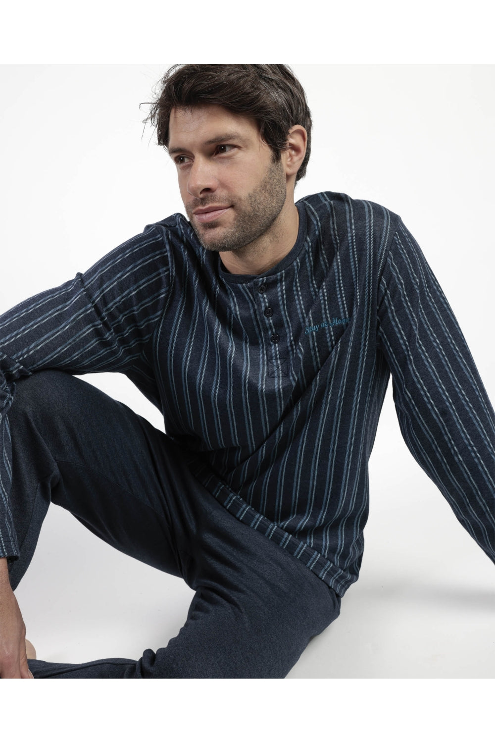 Pijama de Algodão c/Ligeira Carda - ADMAS