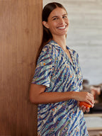 Pijama estilo camisa com calção - IMPETUS
