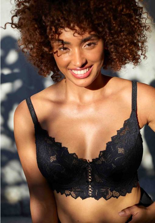 Soutien bralette com aro e copa mole - SANS COMPLEXE - Copa C e D