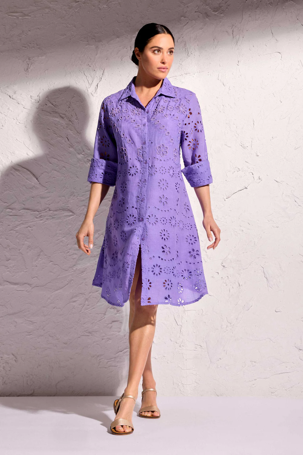 Vestido bordado Clori - DAVID MARE