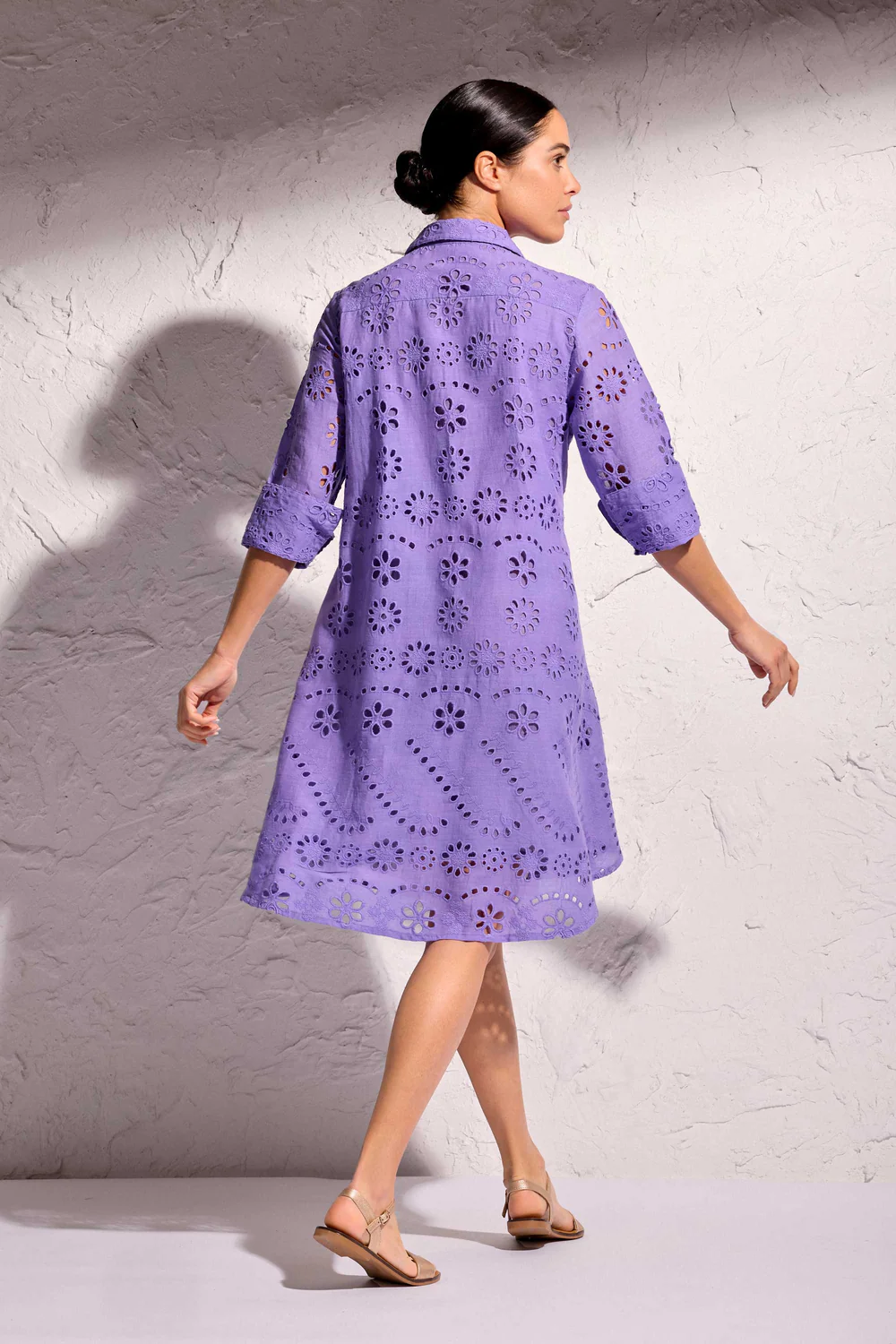 Vestido bordado Clori - DAVID MARE