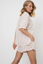 Pijama de camisa e calção Freesia - ARUELLE
