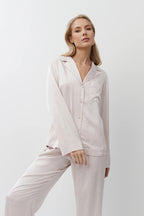 Pijama estilo camiseiro Gilian - ARUELLE