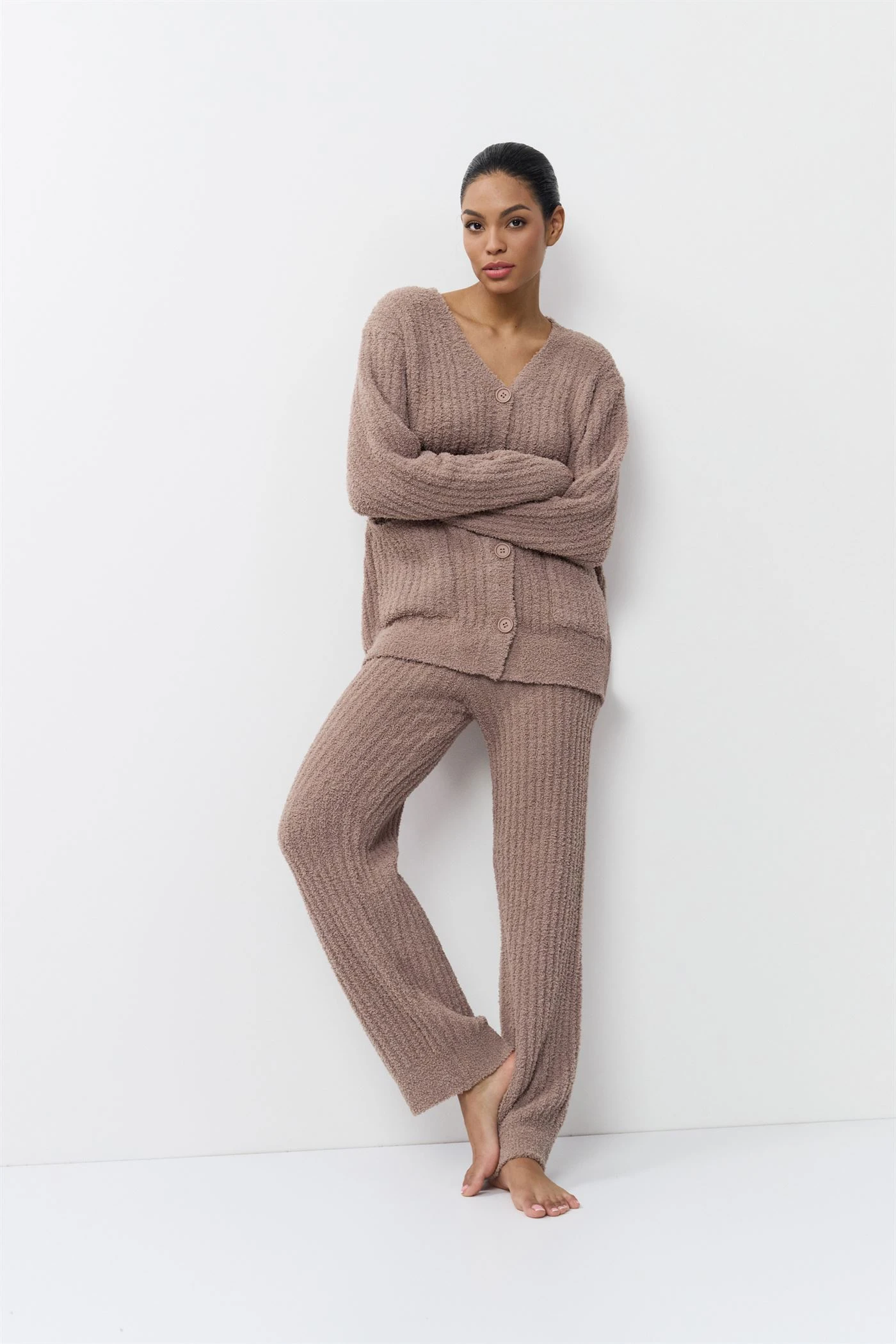Conjunto de malha lougewear - ARUELLE
