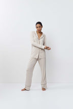 Pijama estilo camiseiro Karine - ARUELLE