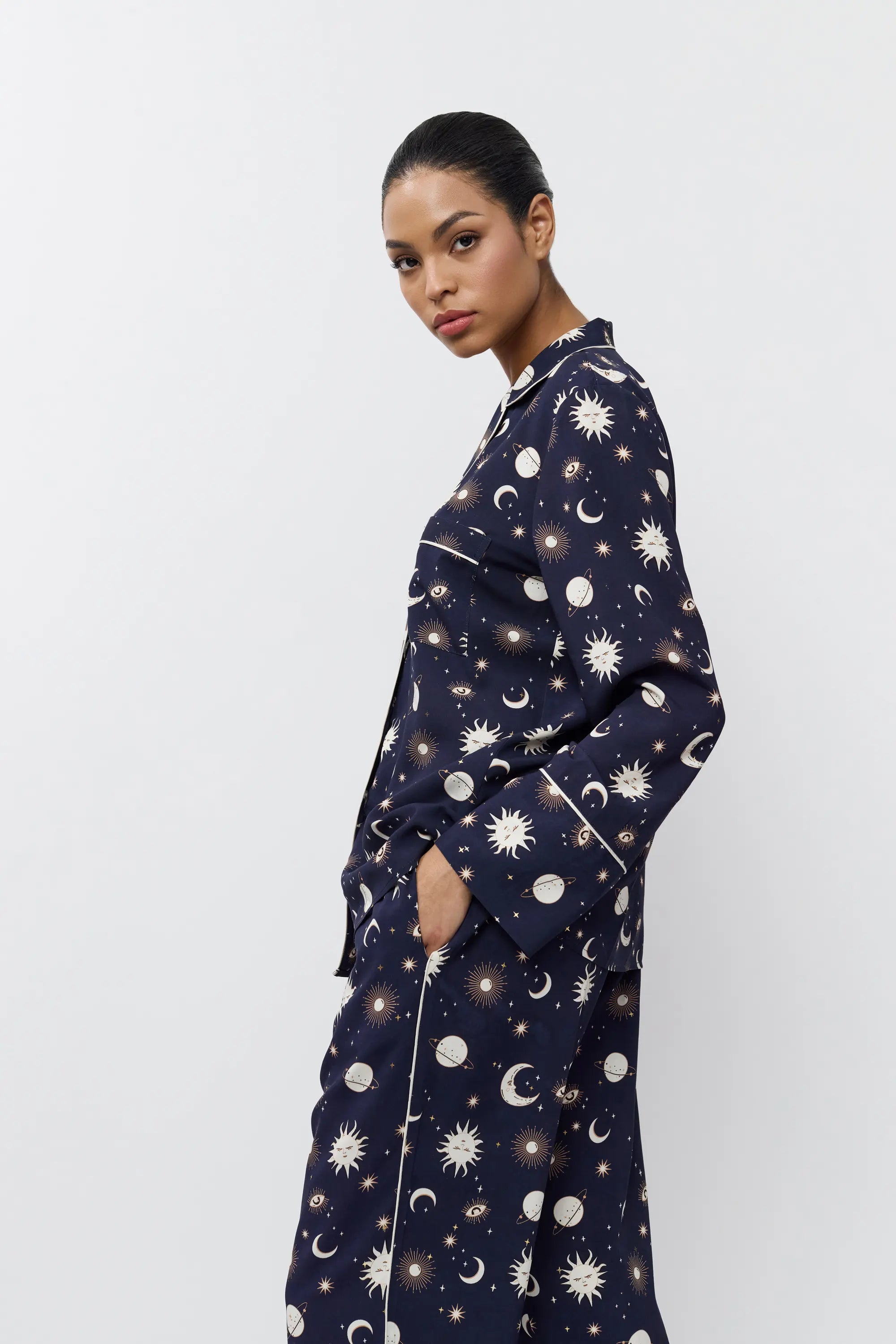 Pijama estilo camiseiro Venus - ARUELLE