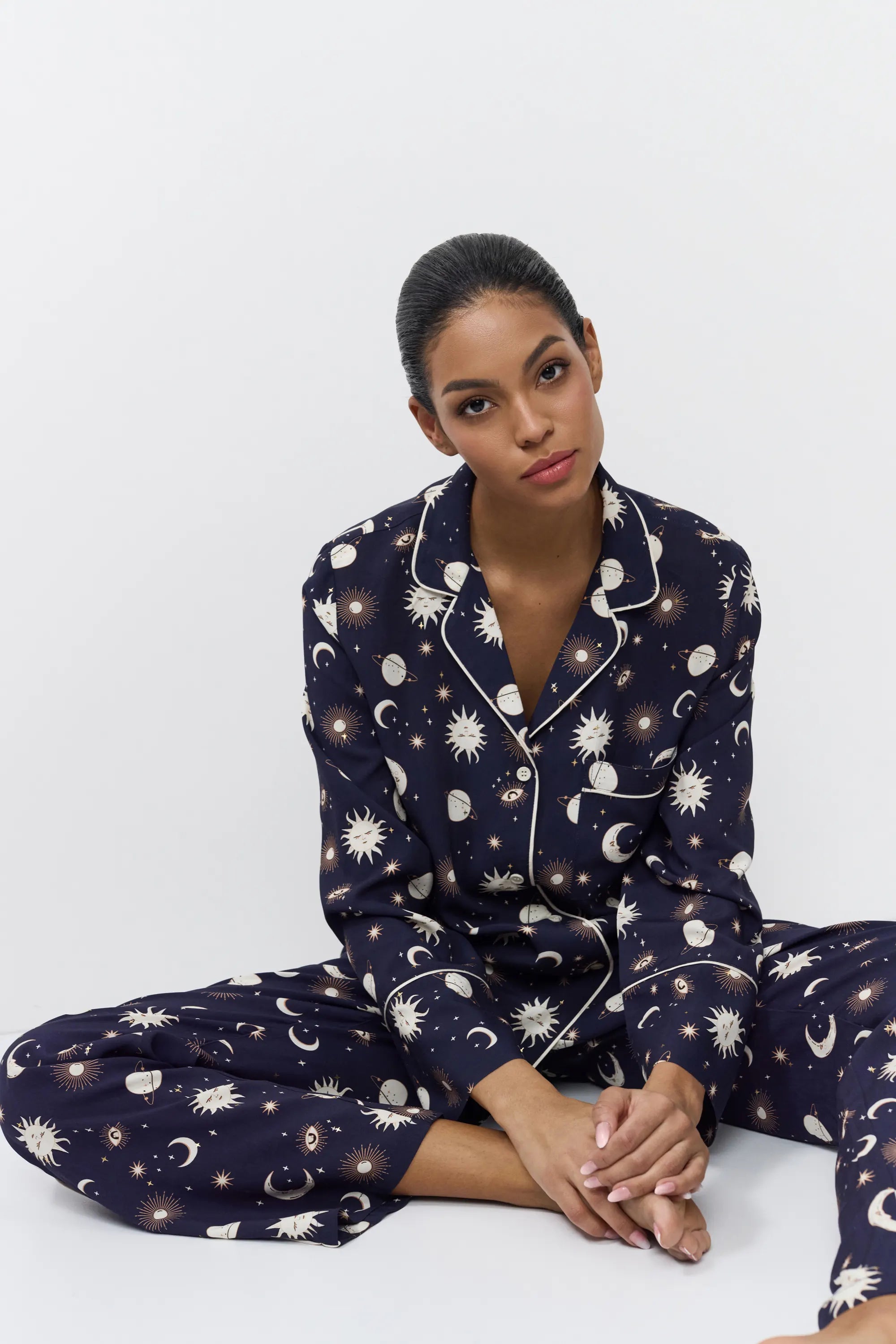 Pijama estilo camiseiro Venus - ARUELLE