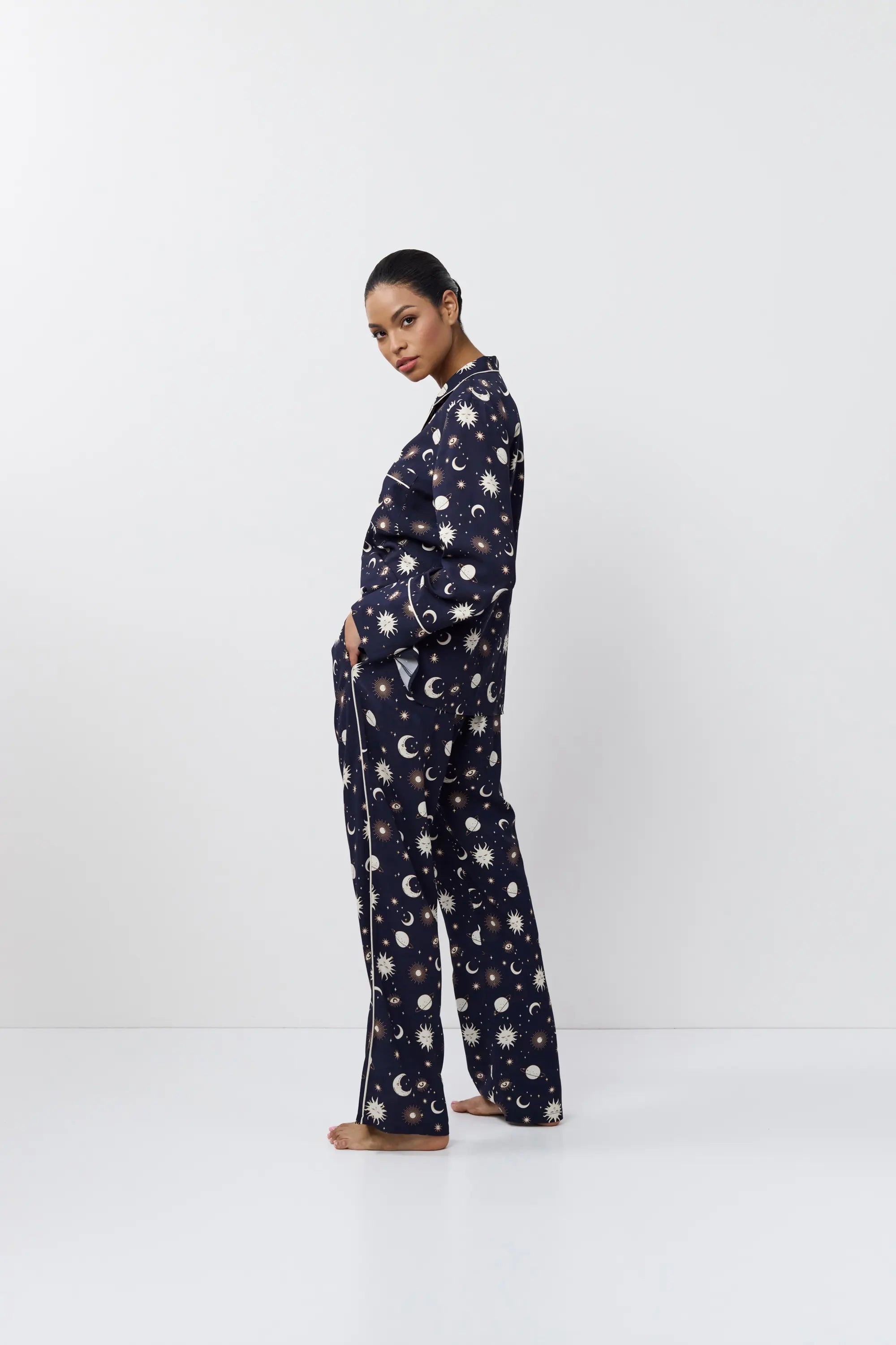 Pijama estilo camiseiro Venus - ARUELLE