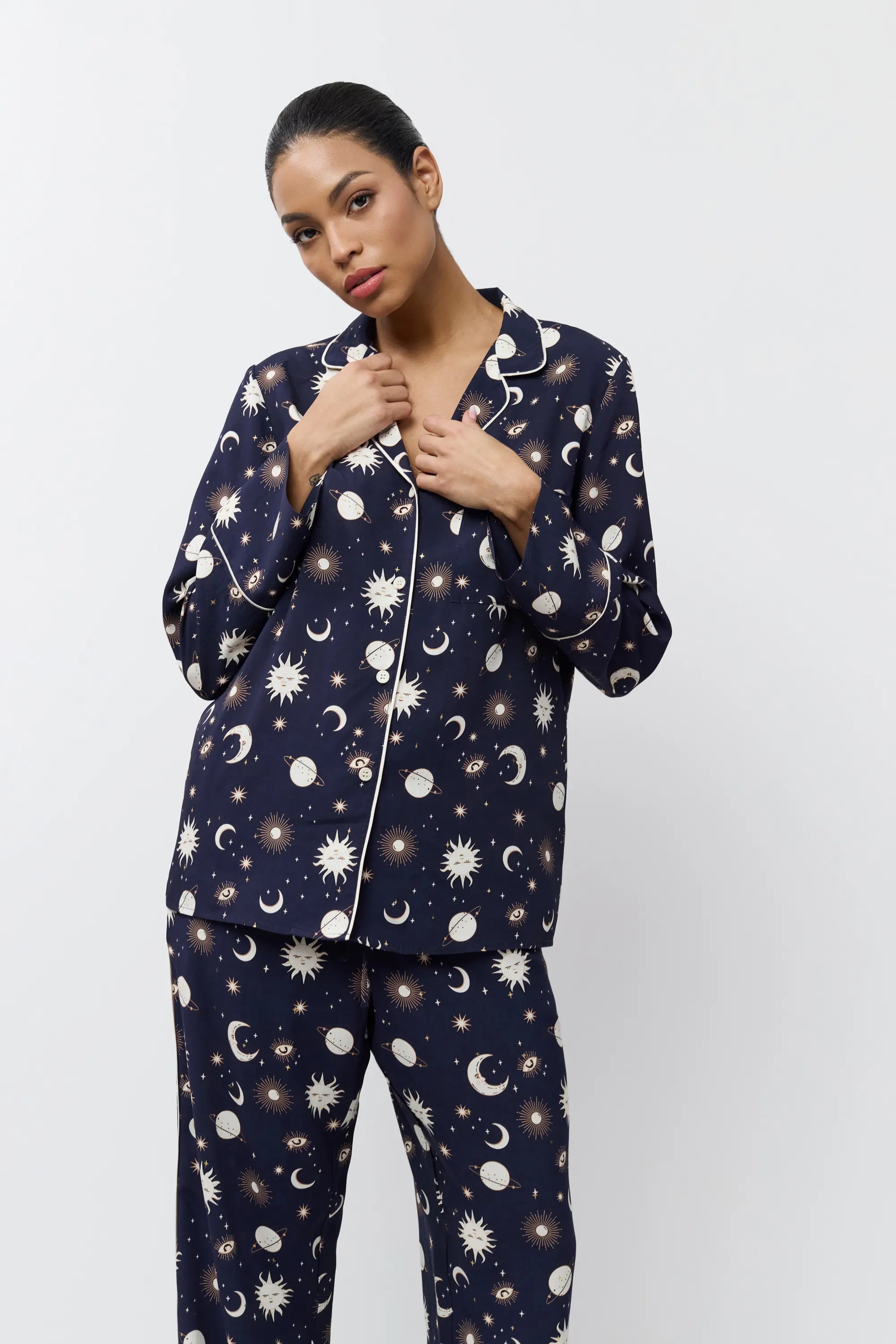 Pijama estilo camiseiro Venus - ARUELLE