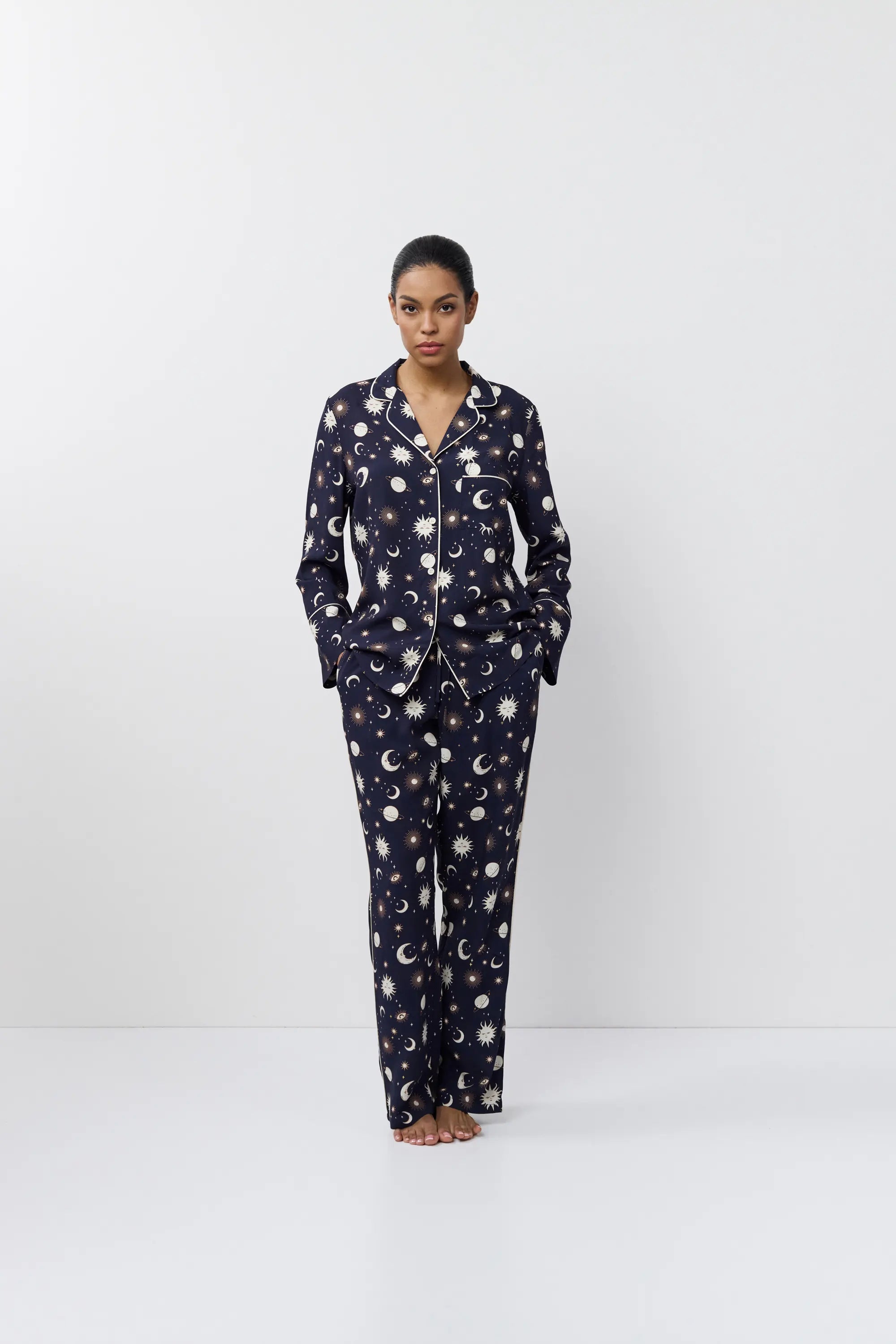 Pijama estilo camiseiro Venus - ARUELLE