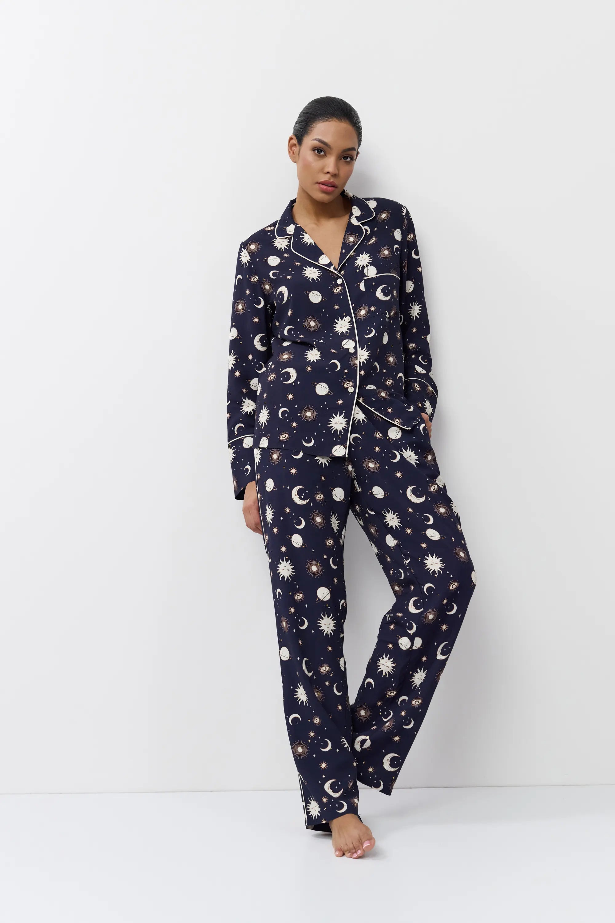 Pijama estilo camiseiro Venus - ARUELLE