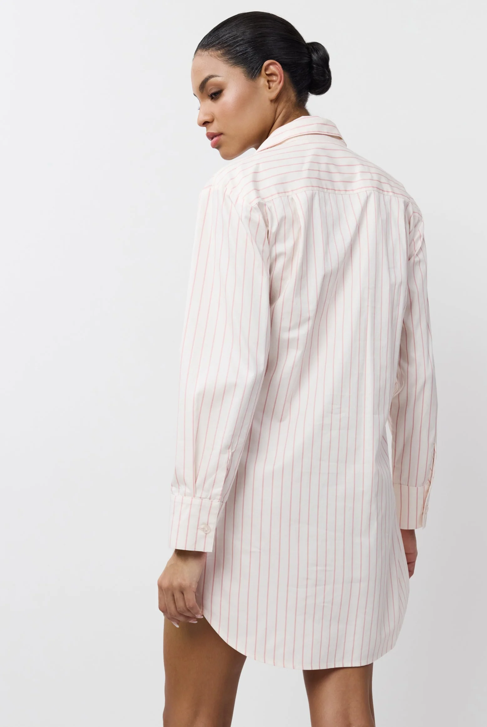 Camisa de noite estilo camiseiro Zephyr - ARUELLE