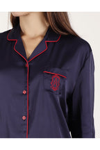 Pijama de botões em cetim - ADMAS