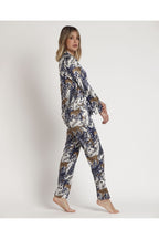 Pijama de botões em cetim - ADMAS