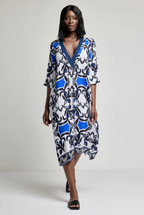 Vestido c/ Gola Brilhante - DAVID MARE