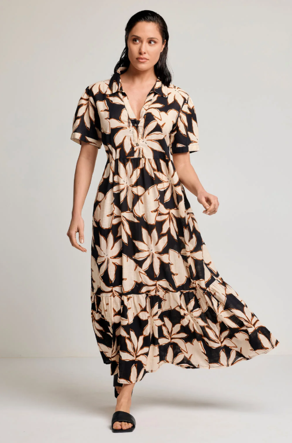 Vestido c/Manga Curtsa - DAVID MARE